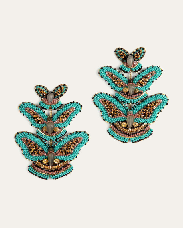 Rainey Butterfly Dangling Earrings